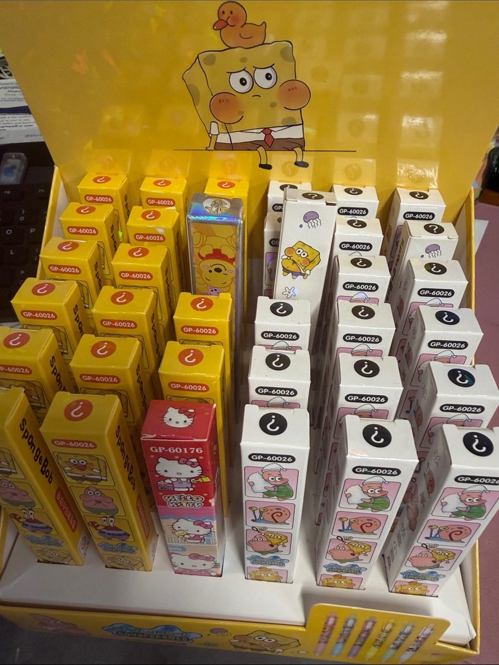 36 SpongeBob & Cute Character Lip pens
